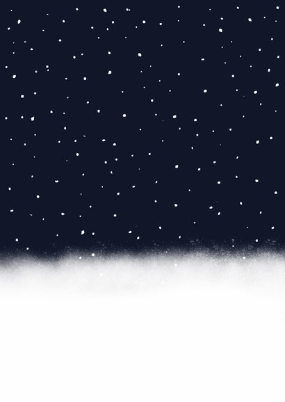Grappige kerst verjaardagskaart met Corgi hond in de sneeuw Achterkant