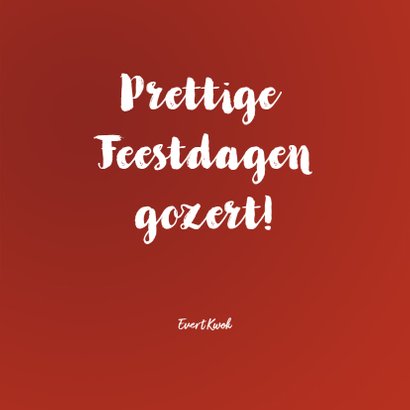 Grappige kerstkaart met kerstballen 3
