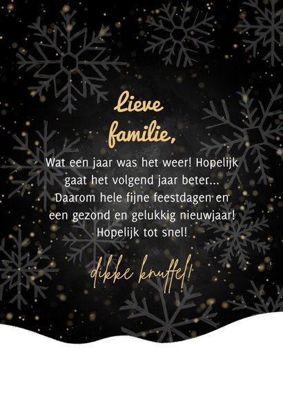 Grappige kerstkaart Oh deer it's been quite a year hertje 3