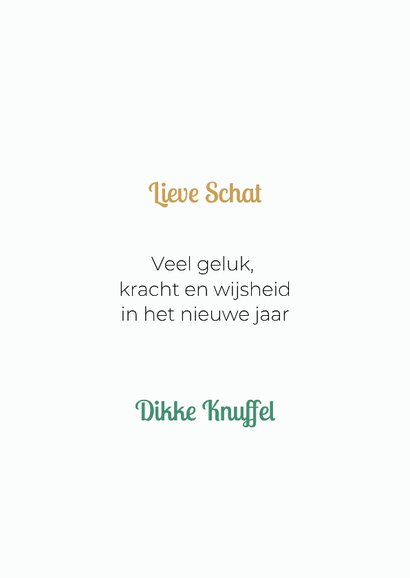 Grappige kerstkaart van hondje als kerstboom met ballen 3