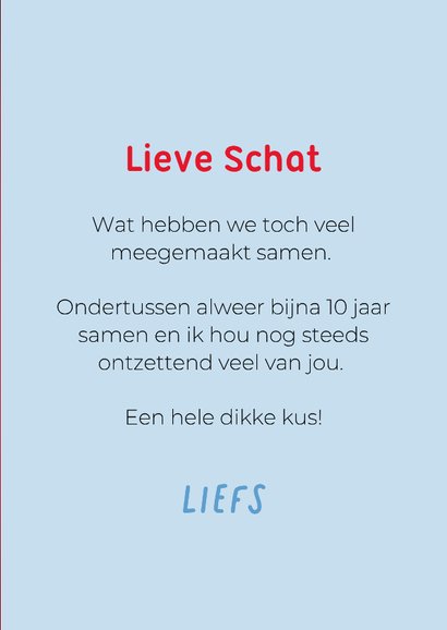 Grappige liefdeskaart hond met uitgestoken tongetje.  3