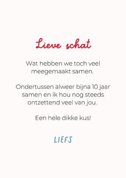 Grappige liefdeskaart hond met uitgestoken tongetje.  3