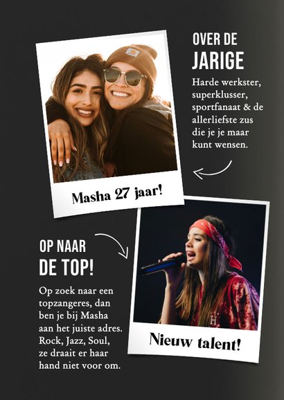 Grappige tijdschrift cover verjaardagskaart voor een zus 2