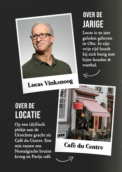 Grappige tijdschrift magazine uitnodiging met eigen foto 2