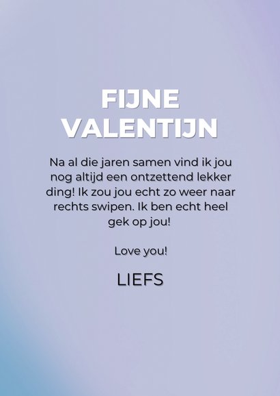 Grappige tinder valentijnskaart met foto en naam voor man 3