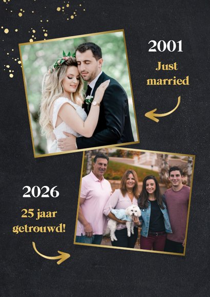 Grappige uitnodiging jubileum - deze kleintjes zijn getrouwd 2