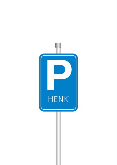 Grappige uitnodiging parkeerkaart voor je pensioen 2
