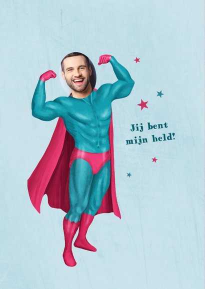 Grappige Vaderdag aart superman super papa foto 2