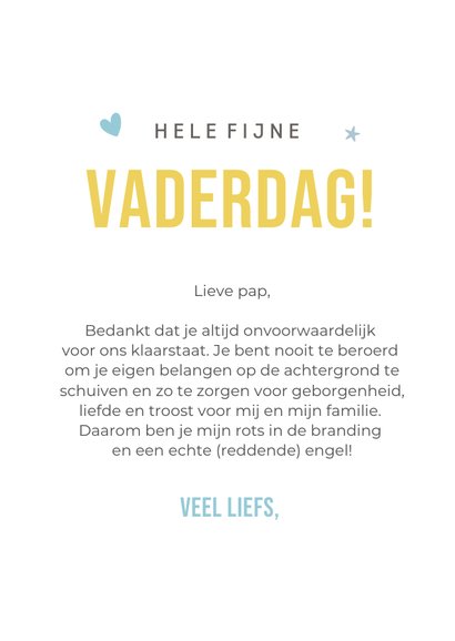 Grappige vaderdagkaart 'pap je bent een engel' 3