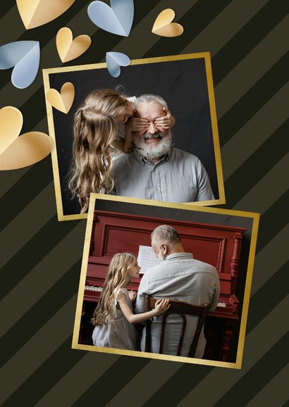 Grappige vaderdagkaart voor opa met foto en woordgrapje 2