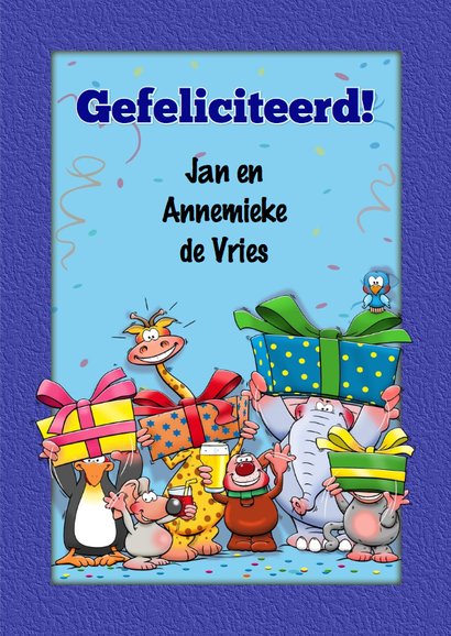 Grappige verjaardag met aanpasbare leeftijd voor man 3
