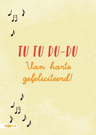 Grappige verjaardagskaart Ba-na-na-na 2