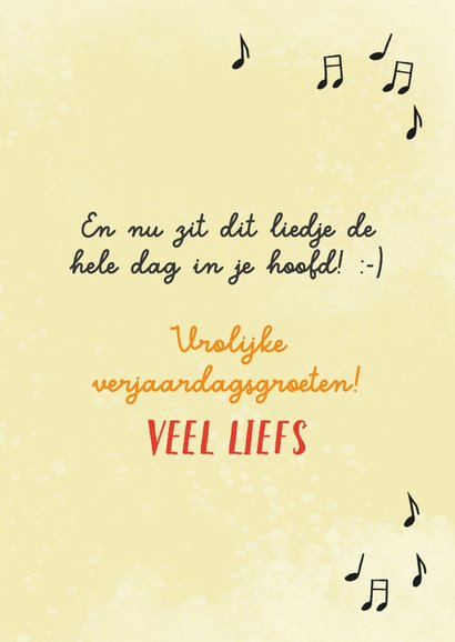 Grappige verjaardagskaart Ba-na-na-na 3