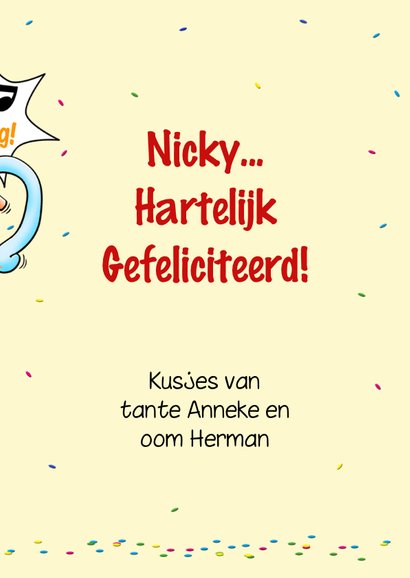 Grappige verjaardagskaart Hieper de piep muis 3