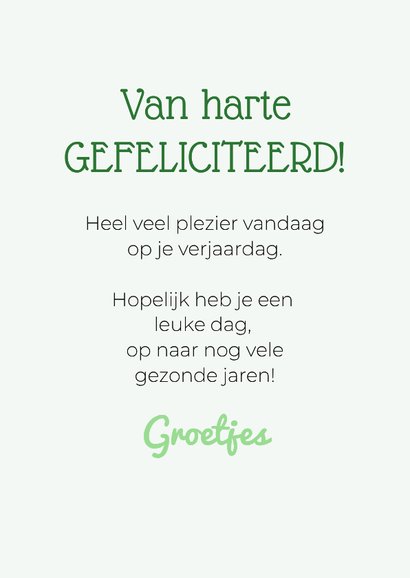 Grappige verjaardagskaart hondje feestmuts en pootje 3