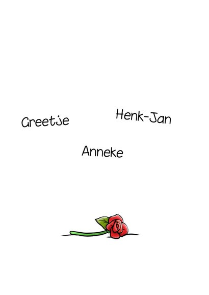 Grappige verjaardagskaart met een bos bloemen en katjes 2