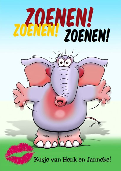 Grappige verjaardagskaart met foto en dieren 3