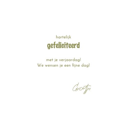 Grappige verjaardagskaart met kikker en ballon 3
