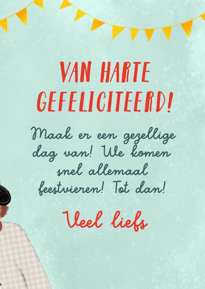 Grappige verjaardagskaart met lachende mensen 3