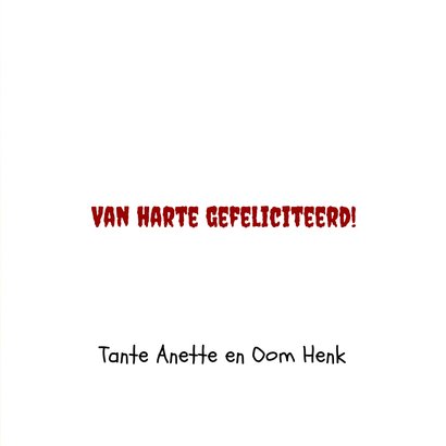 Grappige verjaardagskaart met monsters 3