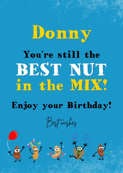 Grappige verjaardagskaart met verschillende noten 3