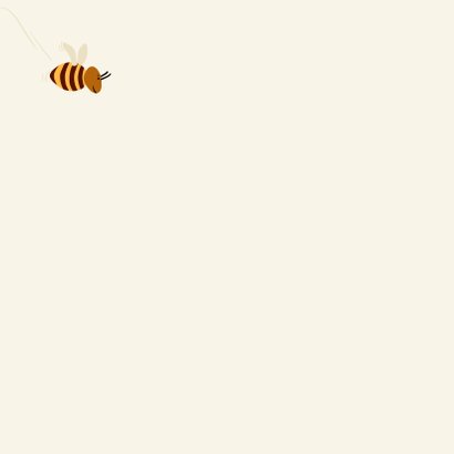 Grappige verjaardagskaart met zwerm bijen 2