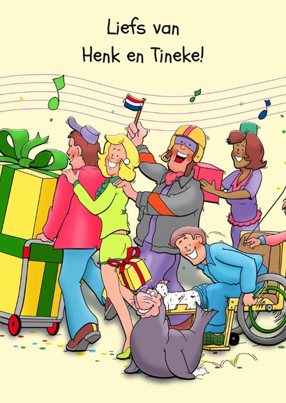 Grappige verjaardagskaart polonaise voor een vrouw 2