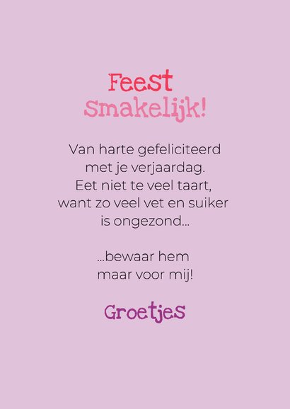 Grappige verjaardagskaart van dalmatiër met cupcake  3