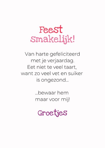 Grappige verjaardagskaart van dalmatiër met cupcake 3