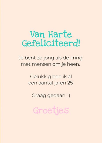 Grappige verjaardagskaart van grumpy kat met feestkleding 3