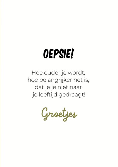 Grappige verjaardagskaart van schrikkende hond leeftijd 3