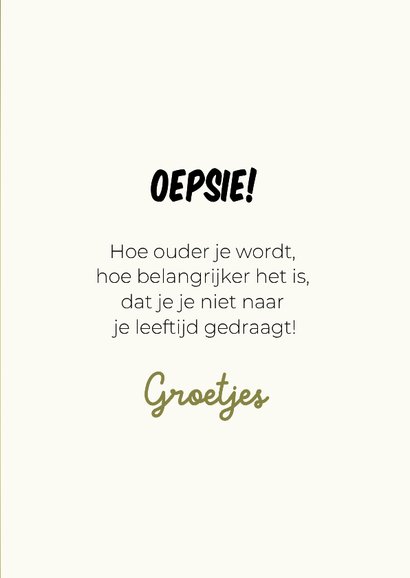 Grappige verjaardagskaart van schrikkende hond leeftijd 3