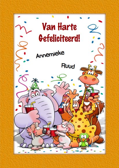Grappige verjaardagskaart voor kind dat 3 jaar wordt 3