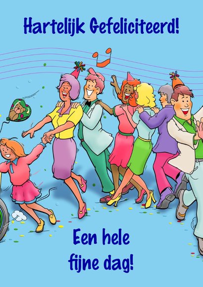 Grappige voor een man van 50 jaar verjaardag polonaise 3