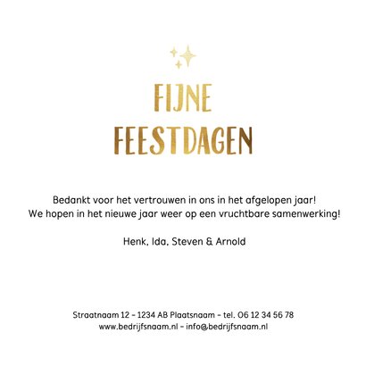 Grappige zakelijke kerstkaart agrarische sector tractor 2027 3