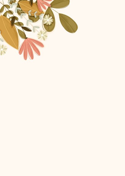 Grußkarte Gute Besserung Blumen aus Umschlag 2