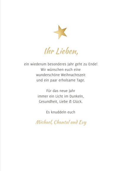 Grußkarte Weihnachten Fotocollage 'Merry Christmas' 3