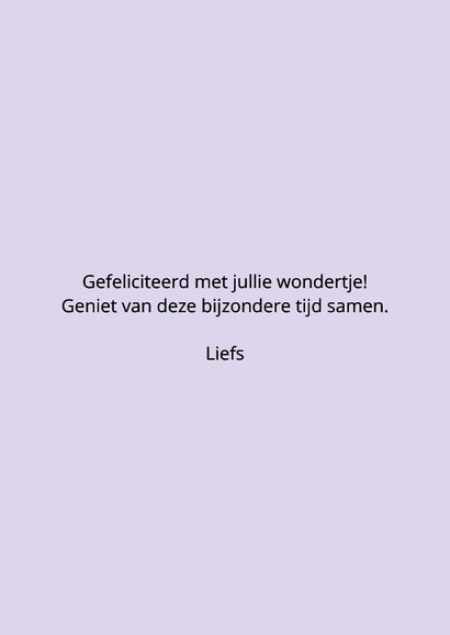 Hallo baby felicitatiekaartje met hartje 3
