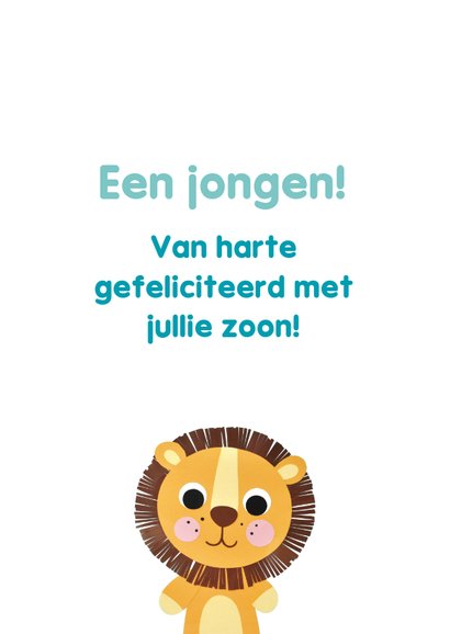 Hallo kleintje leeuw jongen 3