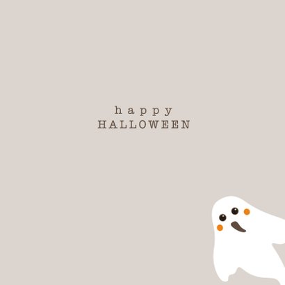 Halloween kaart Boo! - HB 3