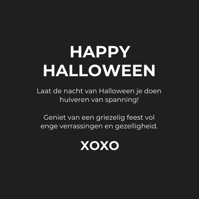 Halloween kaartje met emoji spookje en sterren 3