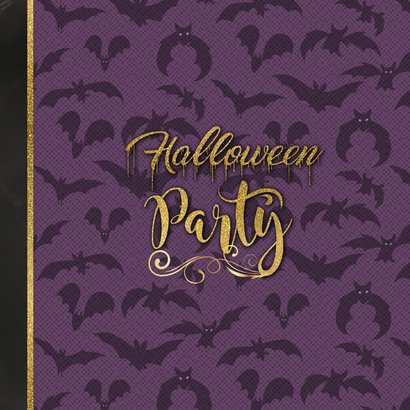 Halloween uitnodiging skelet en heks proosten 2