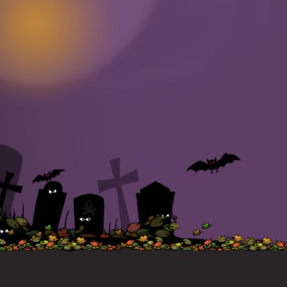 Halloween vrachtwagen geel 2