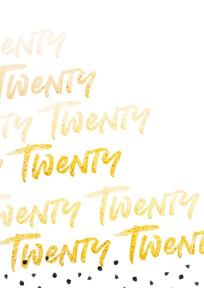 Happy 2020 verf letters 2