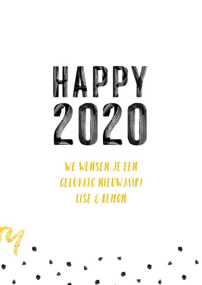 Happy 2020 verf letters 3