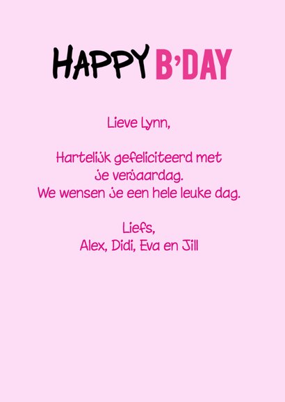 Happy B'day @meisjesnaam 3
