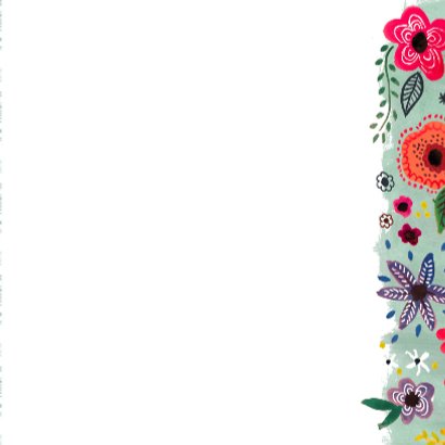 Happy Birthday Bloemen Vrolijk 3