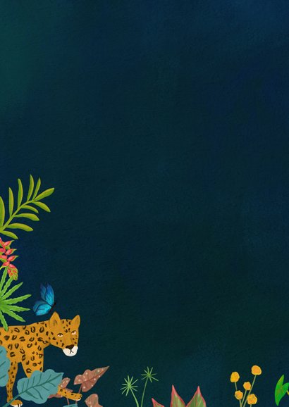 Happy Birthday! Jungle verjaardagskaart 2