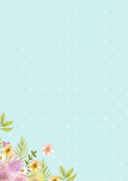 happy birthday krans bloemen 2