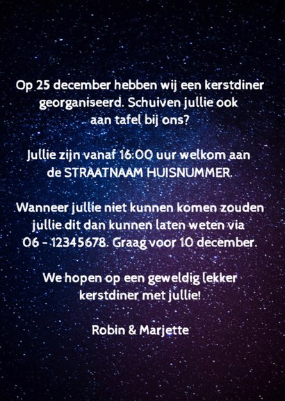 Heerlijk kerstdiner - DH 3